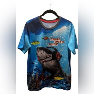 Wonder Nation Red and Gray Trim T-Shirt